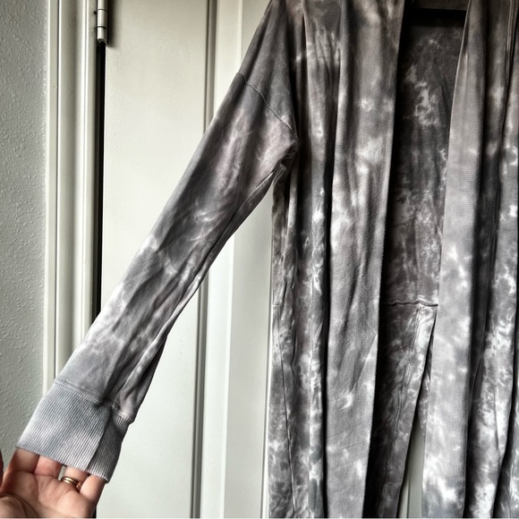 Sundown Grey Tie dye Cardigan Sweater Small - Picture 2 of 5